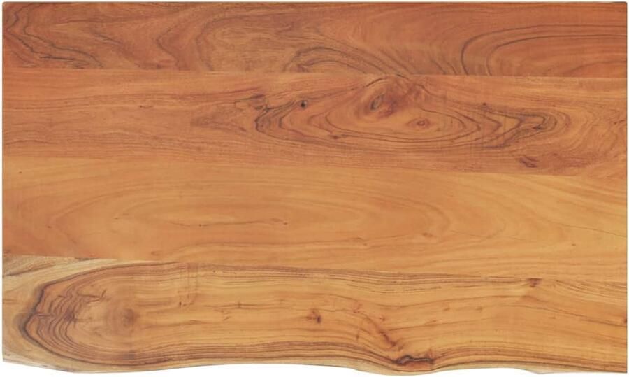 VidaXL Wastafelblad rechthoekig 110x60x2 5 massief acaciahout