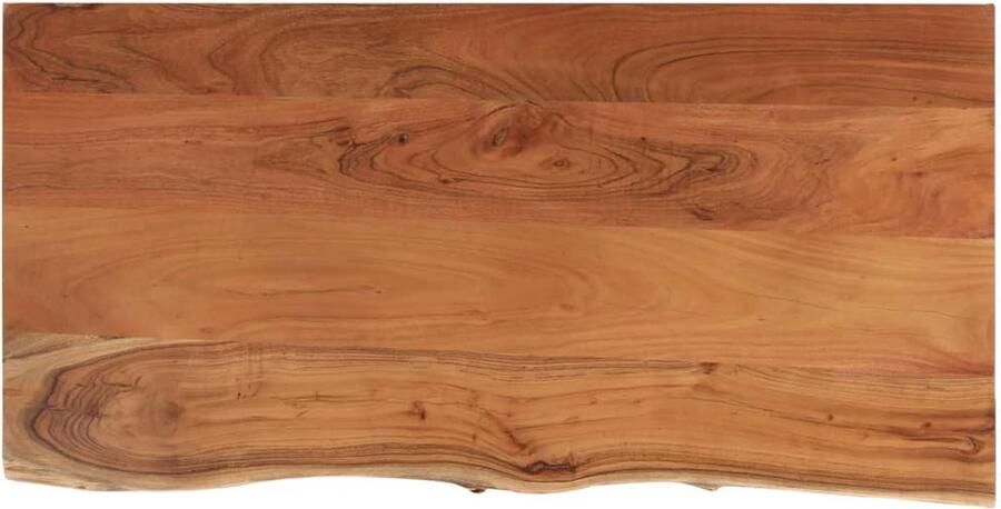 VidaXL Wastafelblad rechthoekig 120x60x2 5 massief acaciahout