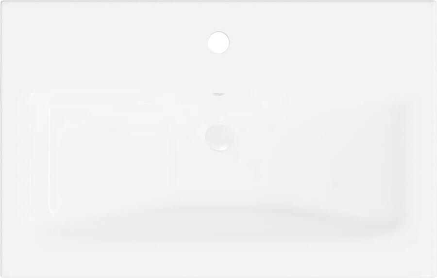 VidaXL Wastafelkast En Wastafel Wastafelkasten En Wastafels Wastafel Wastafels Wastafelkast met ingebouwde wastafel spaanplaat betongrijs