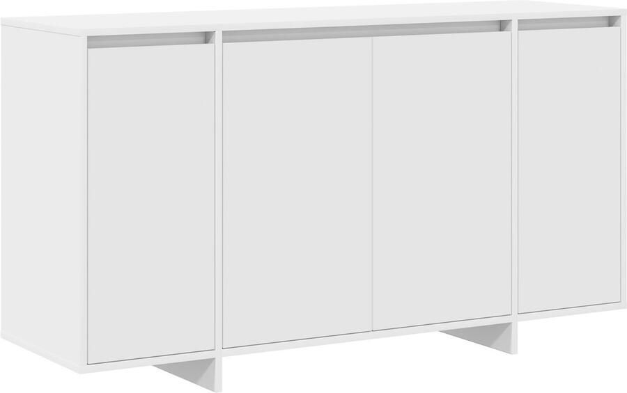 VidaXL Witte Dressoir Wit Hout 135 x 41 x 75 cm Witte Dressoir - Foto 2