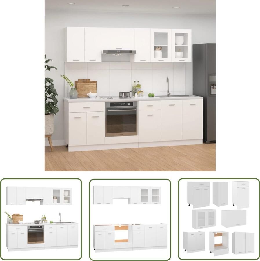 The Living Store Kastenset 8-delig 60 x 31 x 60 cm 29.5 x 31 x 60 cm 60 x 31 x 40 cm 40 x 46 x 81.5 cm 60 x 46 x 81.5 cm 80 x 31 x 60 cm 60 x 46 x 81.5 cm 80 x 46 x 81.5 cm