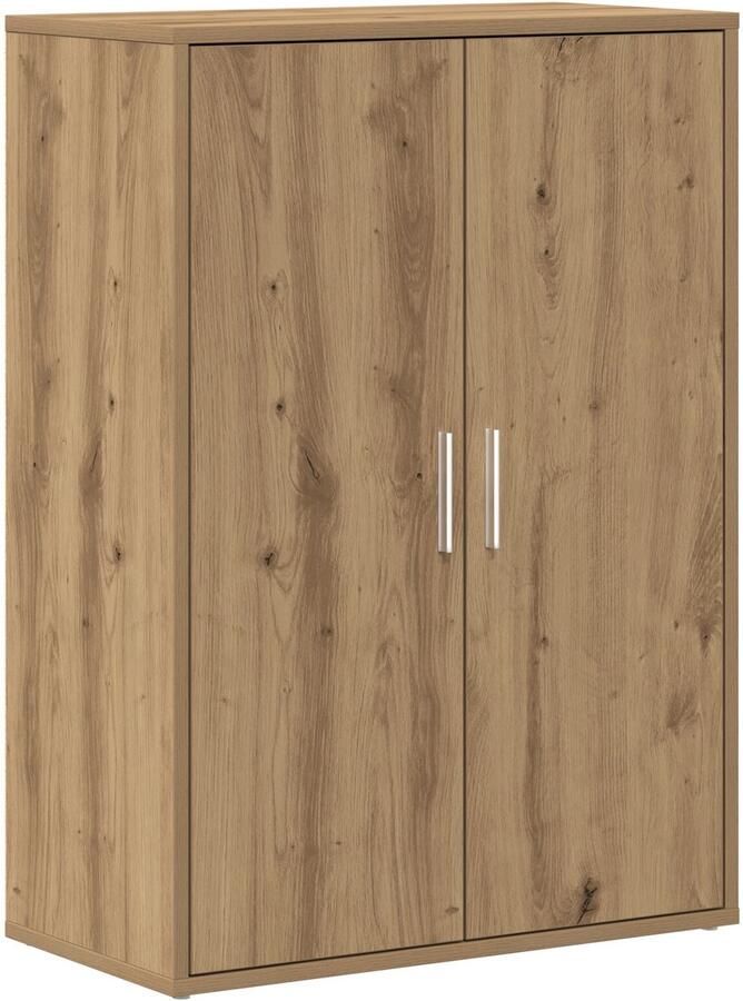 VidaXL Dressoir artisanaal eikenkleurig 60 x 31 x 84 cm Bewerkt hout - Foto 2