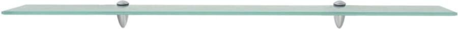 VidaXL Zwevend schap 100x10 cm 8 mm glas Zwevende Plank Zwevende Planken Wandplank Wandplanken