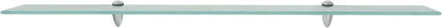 VidaXL Zwevend schap 100x20 cm 8 mm glas Zwevende Plank Zwevende Planken Wandplank Wandplanken