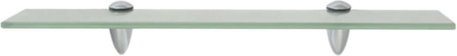 VidaXL Zwevend Schap 50x10 cm 8 mm Glas Zwevende Plank Wandplank Glaswandplank Scheidende Plank Opbergplank