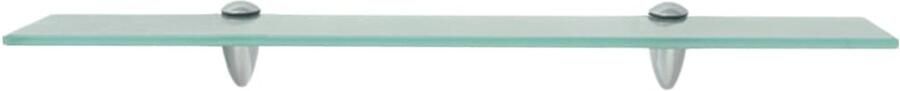 VidaXL Zwevend Schap 60x20 cm 8 mm Glas Zwevende Plank Wandplank Glazen Schap Vitrinekast Opbergplank