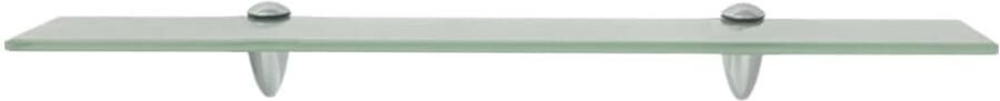 VidaXL Zwevend Schap 60x20 cm Matglas 8 mm Zwevende Plank Wandplank Glazen Schap Vitrinekast Decoratief Rek