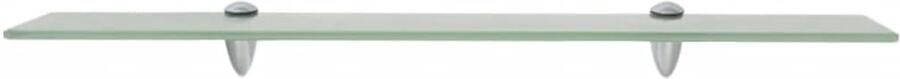 VidaXL Zwevend schap 70x10 cm 8 mm gehard glas Zwevende Plank Wandplank Glazen Plank Opbergplank Modern Design