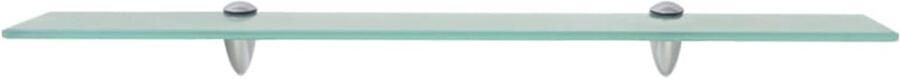 VidaXL Zwevend schap 70x10 cm 8 mm glas Zwevende Plank Zwevende Planken Wandplank Wandplanken