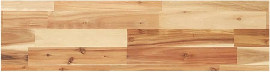 VidaXL Wandschap Zwevend 100x20x4 cm Acaciahout Zwevend Plank Wandplank Houten Wandplank Acaciahout Olieafwerking
