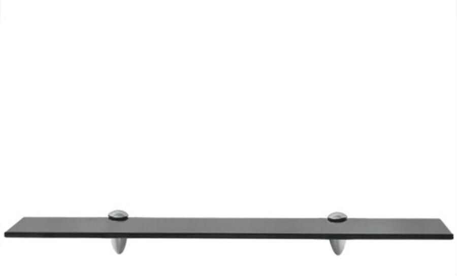 VidaXL Zwevende Plank Zwevende Planken Wandplank Wandplanken Schappen zwevend 2 st 60x20 cm 8 mm glas
