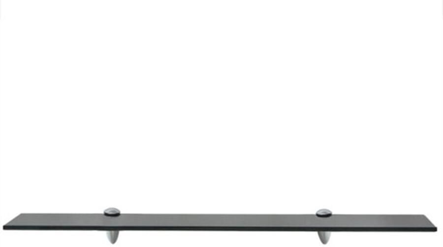 VidaXL Zwevende Plank Zwevende Planken Wandplank Wandplanken Schappen zwevend 2 st 70x10 cm 8 mm glas