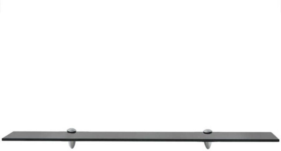 VidaXL Zwevende Plank Zwevende Planken Wandplank Wandplanken Schappen zwevend 2 st 80x20 cm 8 mm glas