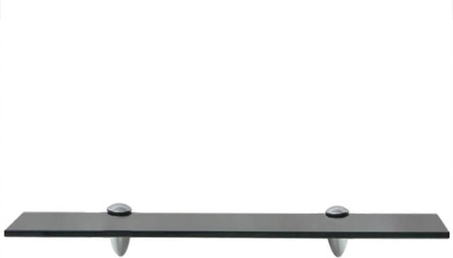 VidaXL Zwevende Plank Zwevende Planken Wandplank Wandplanken Zwevend schap 50x10 cm 8 mm glas