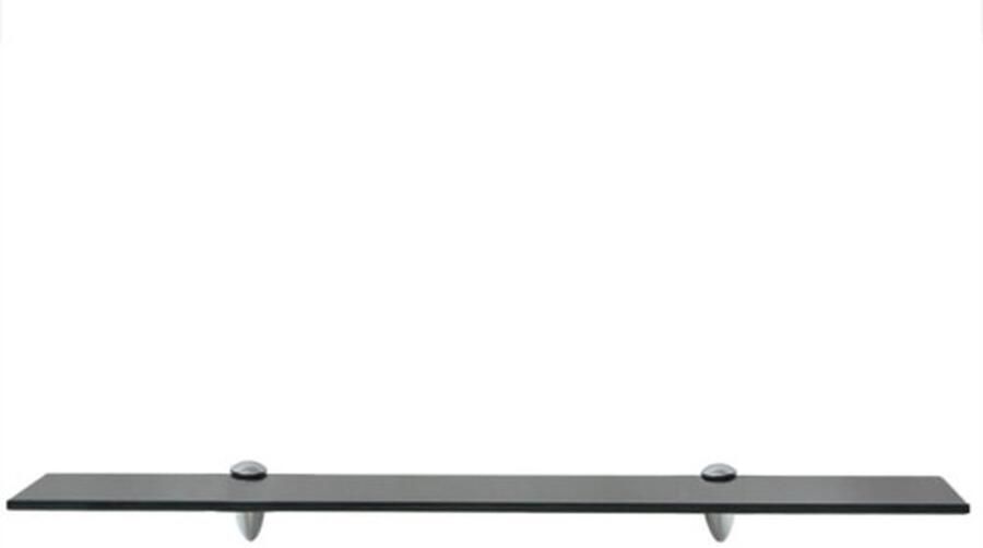 VidaXL Zwevende Plank Zwevende Planken Wandplank Wandplanken Zwevend schap 70x20 cm 8 mm glas - Foto 2