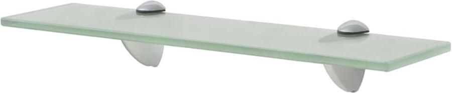 VidaXL Zwevende Schappen 40x10 cm Set van 2 Zwevende Planken Wandplanken Glazen Schap Opbergruimte Woonaccessoires