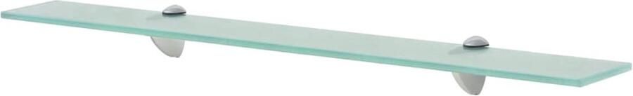 VidaXL Zwevende Schappen 70x10cm Set van 2 Zwevende Plank Wandplank Glazen Schap Vitrinekast Opbergruimte