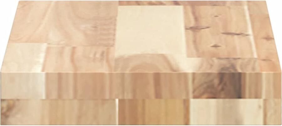 VidaXL Zwevende Wandplanken Set van 3 Stuks Zwevende Wandplanken Wandplank Acaciahout Houtwanddecoratie Wandenstyling