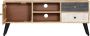 VidaXL Vintage TV-meubel Massief mangohout 115 x 30 x 47 cm Retro-stijl Kast - Thumbnail 1