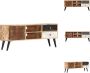 VidaXL Vintage TV-meubel Massief mangohout 115 x 30 x 47 cm Retro-stijl Kast - Thumbnail 2