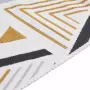 VidaXL Vloerkleed 100x200 cm katoen geel en grijs - Thumbnail 1
