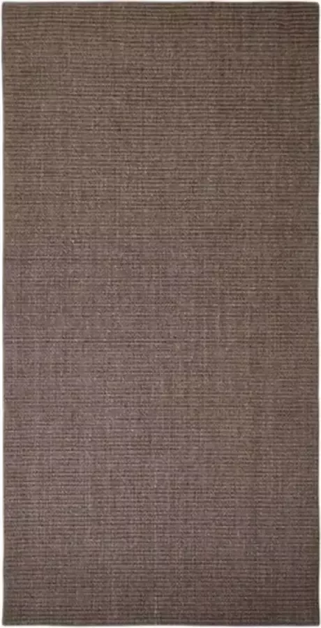 VidaXL Vloerkleed 100x200 cm natuurlijk sisal bruin