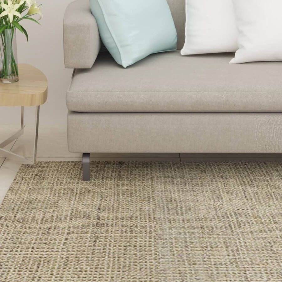VidaXL Vloerkleed 100x250 cm natuurlijk sisal taupe