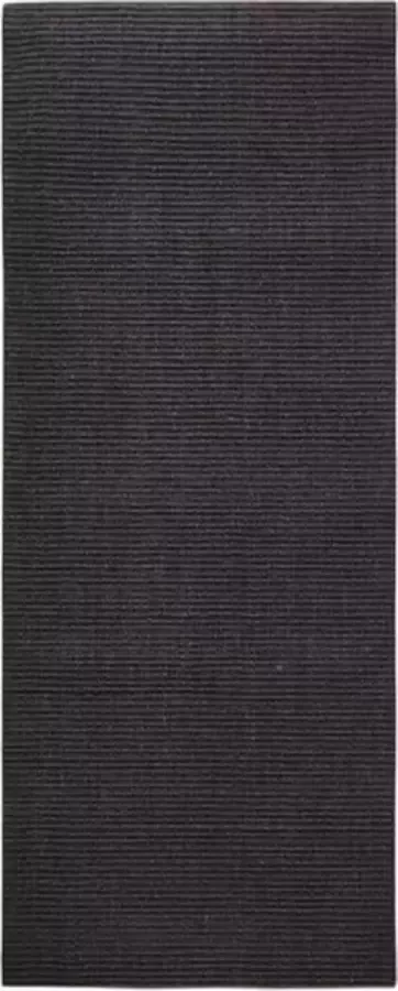 VidaXL -Vloerkleed-100x250-cm-natuurlijk-sisal-zwart - Foto 2