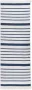 VidaXL -Vloerkleed-100x300-cm-katoen-marineblauw - Thumbnail 2