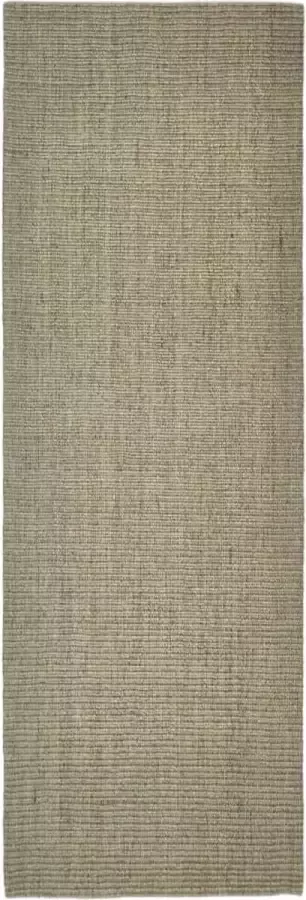 VidaXL Vloerkleed 100x300 cm natuurlijk sisal taupe