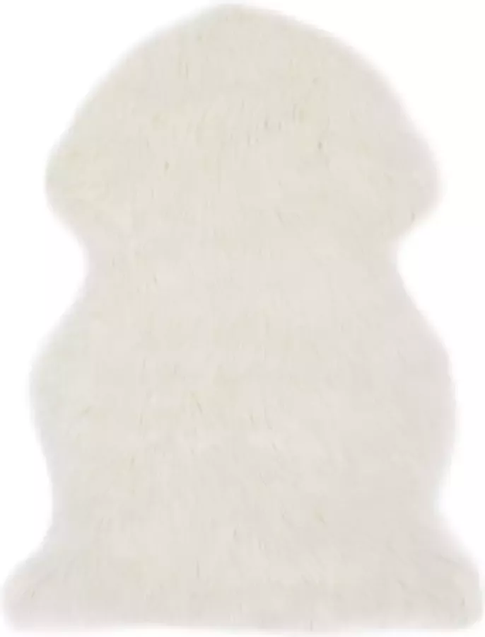 VidaXL -Vloerkleed-60x90-cm-kunstschapenvacht-wit