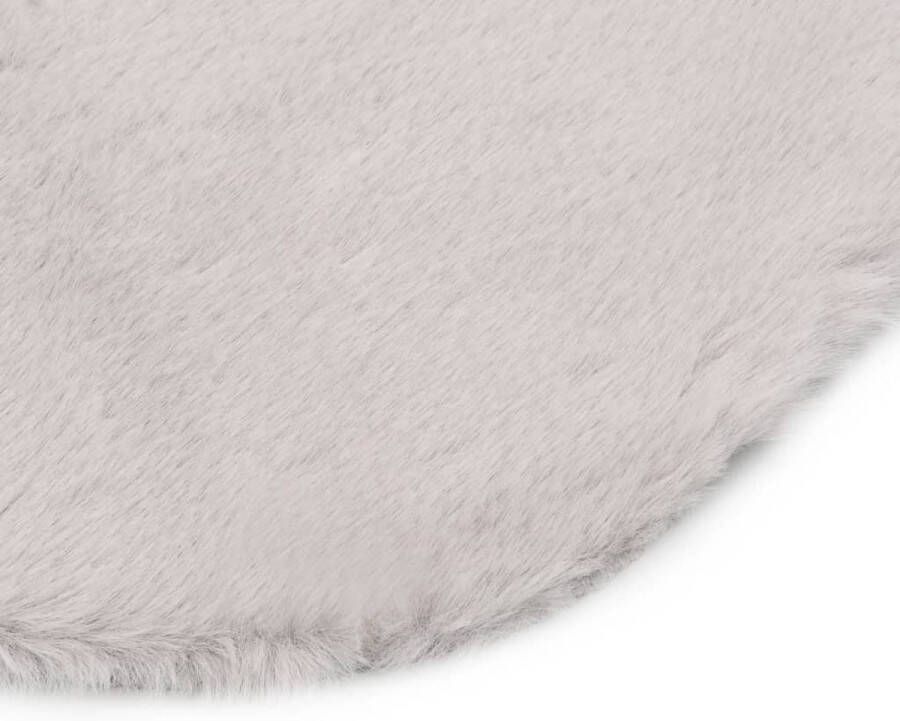 VidaXL -Vloerkleed-65x95-cm-kunstkonijnenbont-grijs - Foto 2