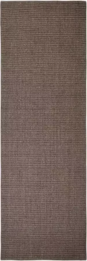 VidaXL -Vloerkleed-66x200-cm-natuurlijk-sisal-bruin