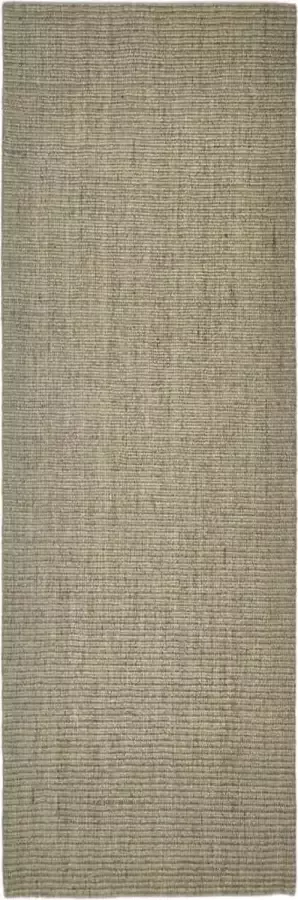 VidaXL -Vloerkleed-66x200-cm-natuurlijk-sisal-groen