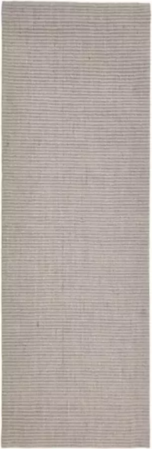 VidaXL -Vloerkleed-66x200-cm-natuurlijk-sisal-zandkleurig