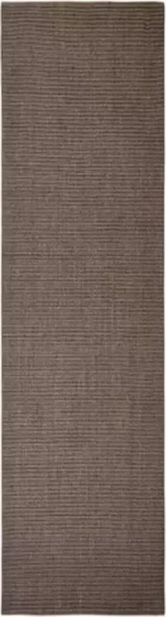 VidaXL -Vloerkleed-66x250-cm-natuurlijk-sisal-bruin