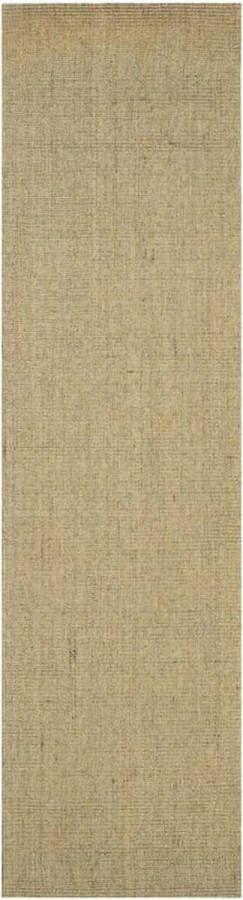 vidaXL -Vloerkleed-66x250-cm-natuurlijk-sisal-groen