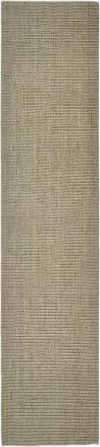 VidaXL -Vloerkleed-66x300-cm-natuurlijk-sisal-groen