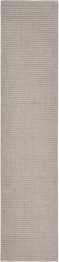 VidaXL -Vloerkleed-66x300-cm-natuurlijk-sisal-zandkleurig