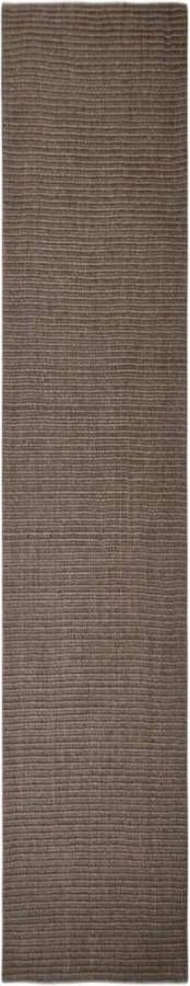 vidaXL -Vloerkleed-66x350-cm-natuurlijk-sisal-bruin