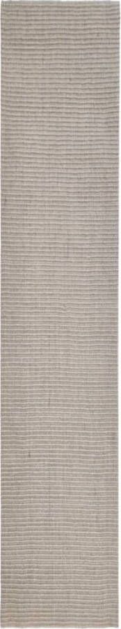 VidaXL -Vloerkleed-66x350-cm-natuurlijk-sisal-zandkleurig