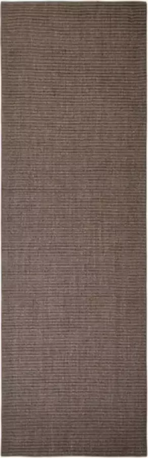 VidaXL -Vloerkleed-80x250-cm-natuurlijk-sisal-bruin - Foto 5