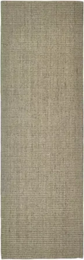 VidaXL -Vloerkleed-80x250-cm-natuurlijk-sisal-groen - Foto 4