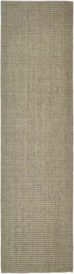 VidaXL -Vloerkleed-80x300-cm-natuurlijk-sisal-groen