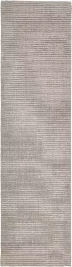 VidaXL -Vloerkleed-80x300-cm-natuurlijk-sisal-zandkleurig