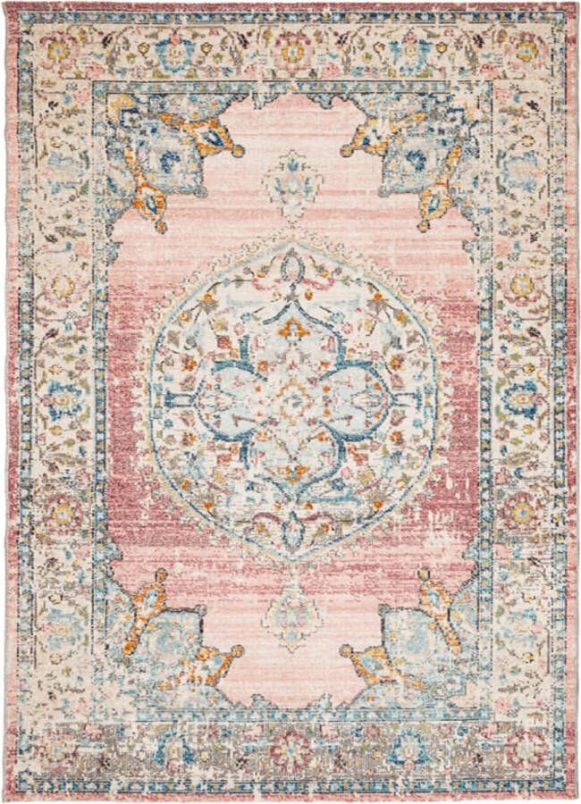 VidaXL -Vloerkleed-binnen-buiten-vintage-stijl-240x340-cm-meerkleurig - Foto 3