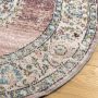 VidaXL -Vloerkleed-binnen-en-buiten-vintage-stijl-Ø-120-cm-meerkleurig - Thumbnail 1