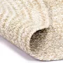 VidaXL -Vloerkleed-handgemaakt-180-cm-jute-wit-en-bruin - Thumbnail 1