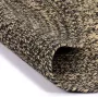 VidaXL -Vloerkleed-handgemaakt-180-cm-jute-zwart-en-bruin - Thumbnail 1