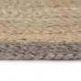 VidaXL Vloerkleed handgemaakt met grijze rand 240 cm jute - Thumbnail 1